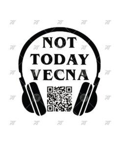 Not Today Vecna With QR Code Watermark
