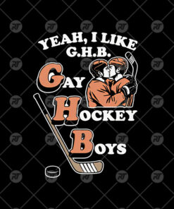 Yeah, I Like G.H.B. Gay Hockey Boys Watermark