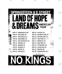 Bruce Springsteen The E Street Band Tour Watermark