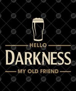 Hello Darkness My Old Friend Irish Beer St Patrick’s Day Party Watermark