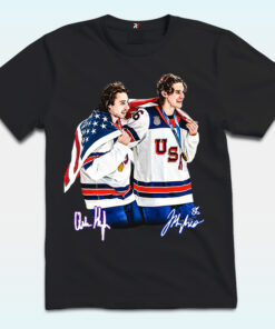 USA Gold Medal Hockey Champion Jack Hughes Quinn Hughes Shirt, Hughes Brothers Hockey