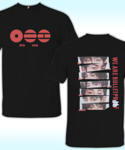 BTS We Are Bulletproof Tour 2026 Shirt, RM Jin Suga Jhope Jimin Jungkook