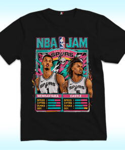 NBA Jam Spurs Retro Roster Shirt