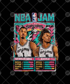Nba Jam Spurs Retro Roster Watermark