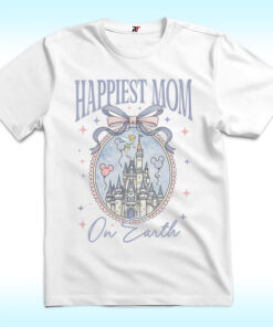 Happiest Mom On Earth Shirt, Disney Castle