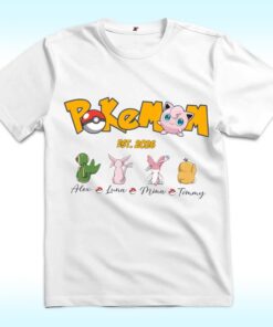 PokeMom Shirt, Pokemon for Mom on Mother Day