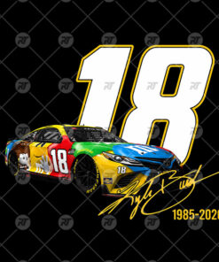 Kyle Busch Eighteen Tribute Nascar Legend Watermark Front
