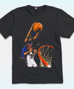 Mitchell Robinson Dunk Joel Embiid Shirt