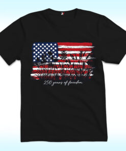 250 Years of Freedom Floral Shirt, Fourth of July, 250th Anniversary