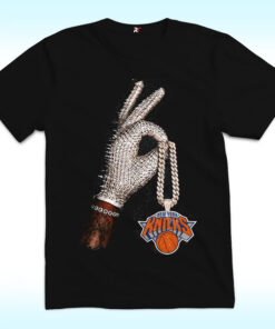Knicks Bling Hand Sign Shirt