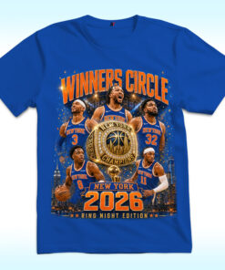 New York 2026 Champions Shirt, Winners Circle