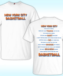 New York City, Towns, Hart, OG, Bridges, Brunson Shirt