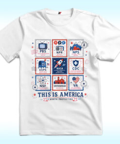 This is America Stamps Worth Protect Shirt, PBS NPR National Parks USPS