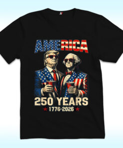 Trump and Washington America 250th USA Anniversary Shirt