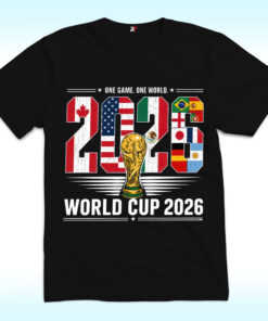 World Cup 2026 Soccer USA Canada Mexico Shirt