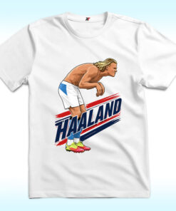 Haaland Cartoon Soccer Shirt