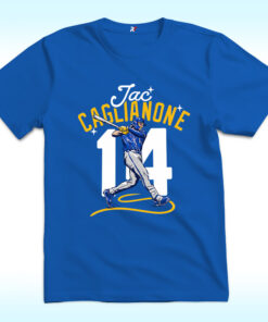 Jac Caglianone No 14 Kansas City Royals Baseball Shirt